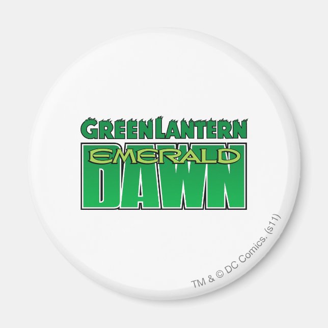 Imán Linterna verde - Logo de Emerald Dawn (Frente)