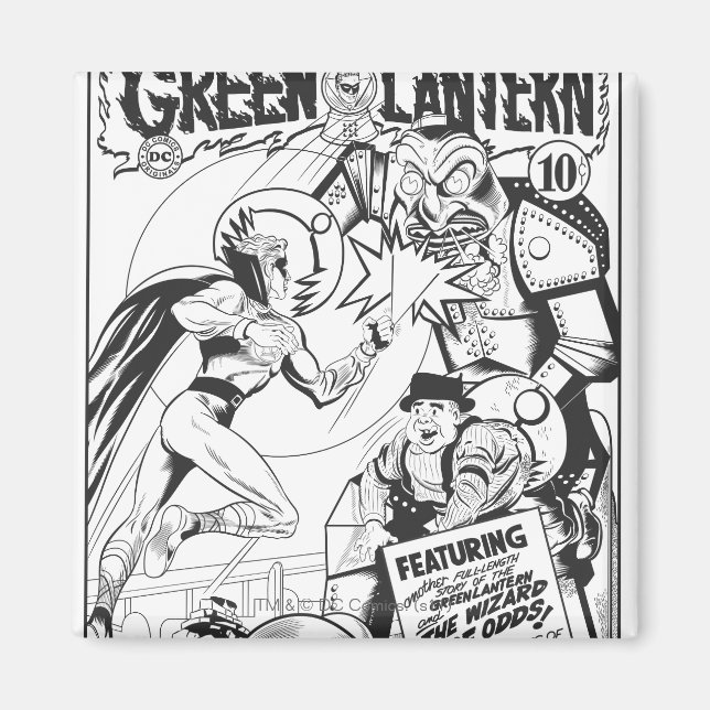 Imán Linterna verde vs. el asistente de los pronósticos (Frente)