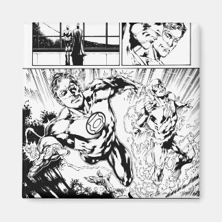 Imán Linterna verde y el panel flash 2