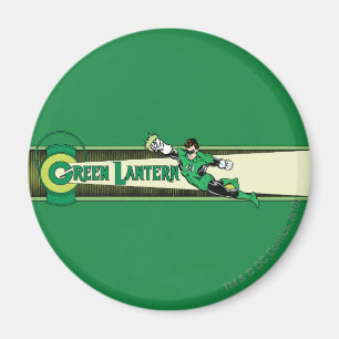 Imán Linterna y logotipo verdes