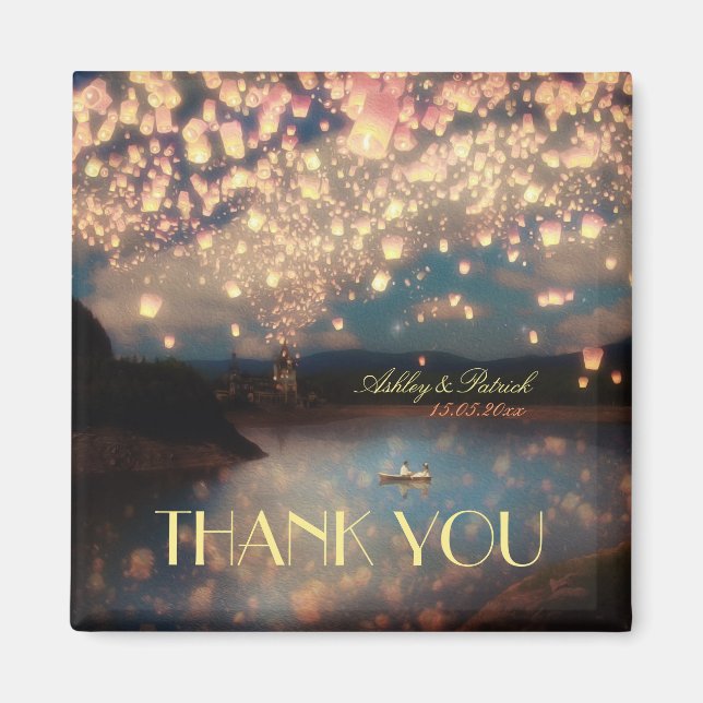 Imán Linternas de deseo de amor (Frente)