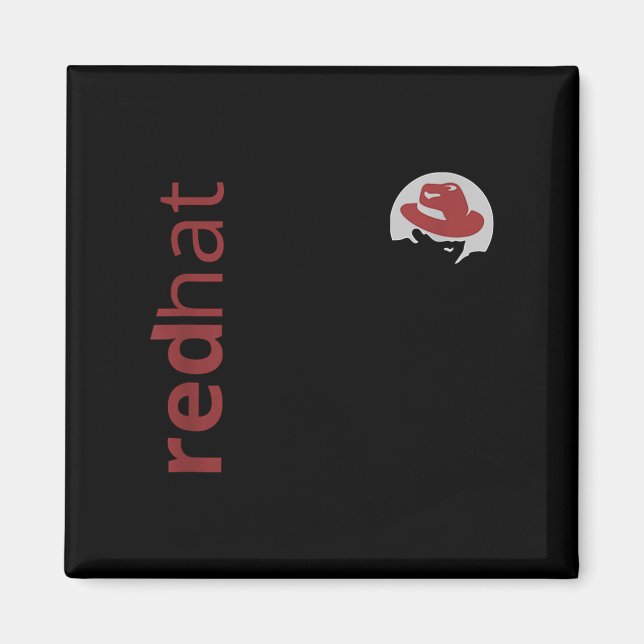Imán Linux Red Gorra Tee Tux Penguin Open Source Os L (Frente)