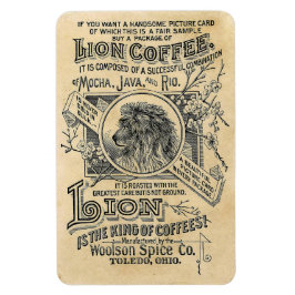 Imán Lion Coffee Magnet