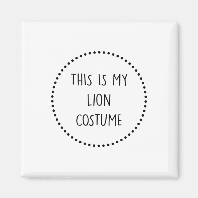 Imán Lion Costume (Frente)