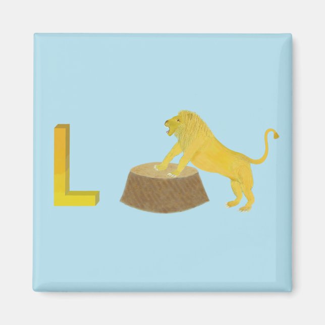 Imán Lion Fridge Magnet (Frente)
