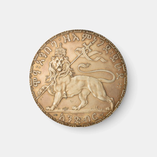 Imán Lion of Judah Rasta Reggae Roots Jah Rastafari  (Frente)