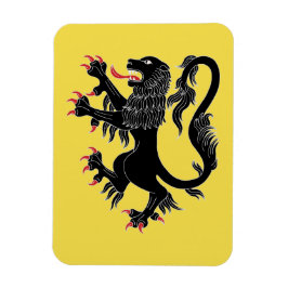 Imán Lion Rampant Sable