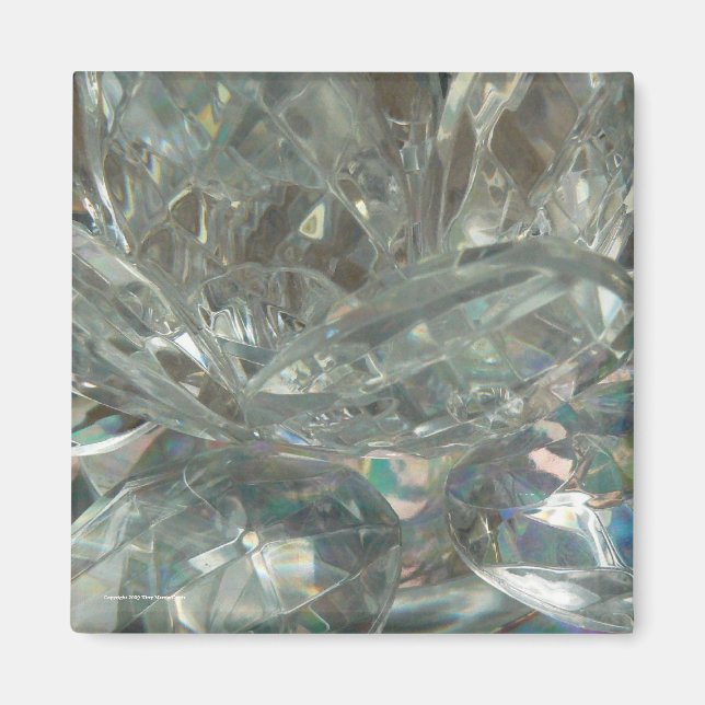 Imán Lirio de agua cristalina (Frente)