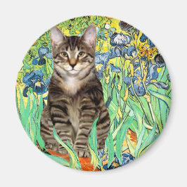 Imán Lirios - gato tigre atigrado 30