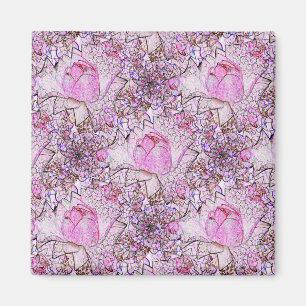 Imán Lirios rosados.....