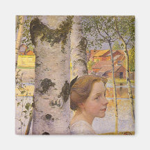 Lisbeth en el Birch Grove (bella joven Chica)