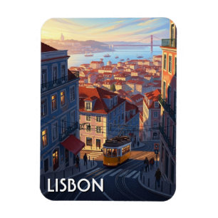 Imán Lisboa Portugal Panteón Alfama Anime
