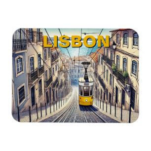 Imán Lisboa Portugal Viaje Bica Funicular
