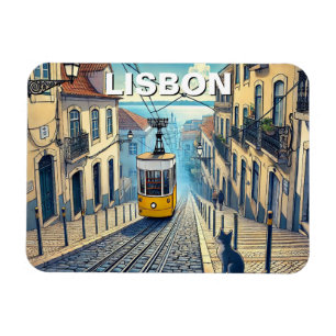 Imán Lisboa Portugal Viaje Bica Funicular