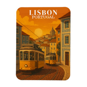 Imán Lisboa Portugal Viaje de cosecha Viaje Tramo Amari