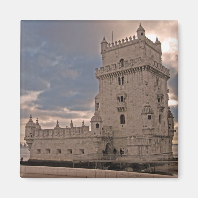 Imán Lisboa Torre de Belém Magnet (Frente)