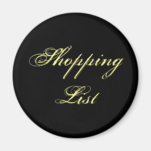 Imán Lista de compras