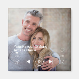 Imán Lista de reproducción de fotos y música personaliz