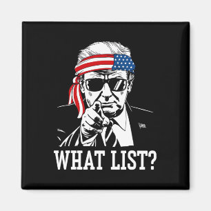 Imán Lista divertida de Trump 2