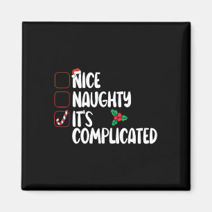Imán Lista traviesa de Navidades complicados