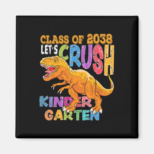 Imán Listo Para Aplastar Kinder 2038 Dinosaurio Ck Cami (Frente)