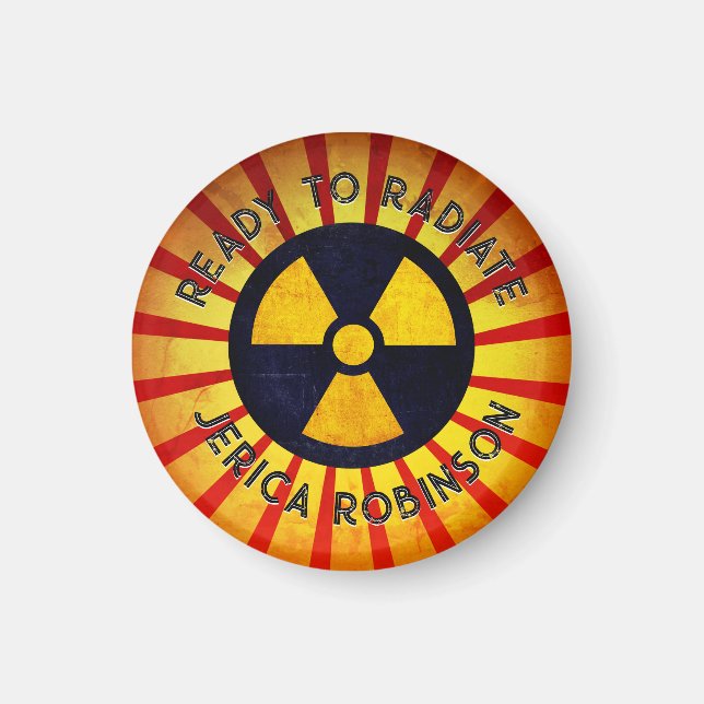 Imán Listo para radiación de graduación (Frente)