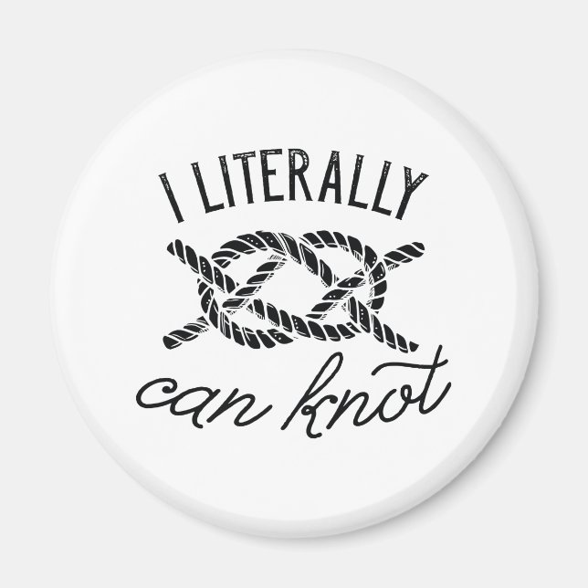 Imán Literalmente puedo saber (Frente)