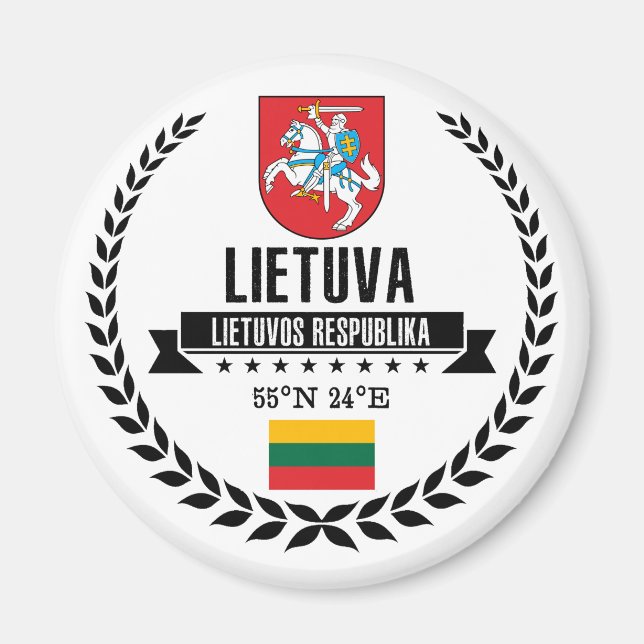 Imán Lithuania (Frente)