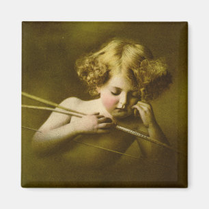 Imán Litografía Cupido Asleep