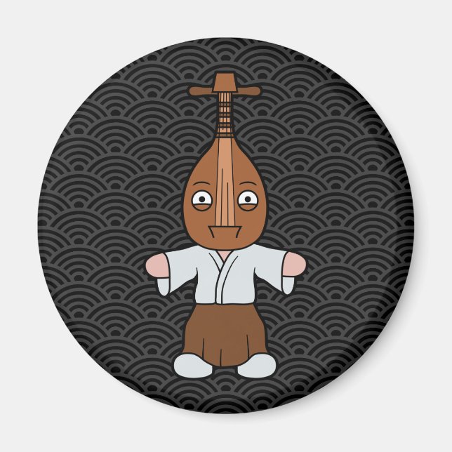Imán Little Biwa-bokuboku Yokai (Frente)