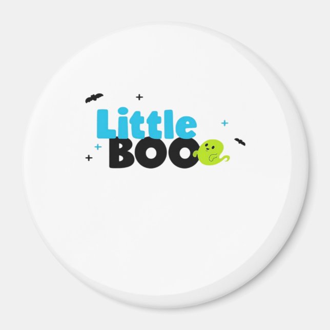 Imán Little Boo Funny Retro (Frente)