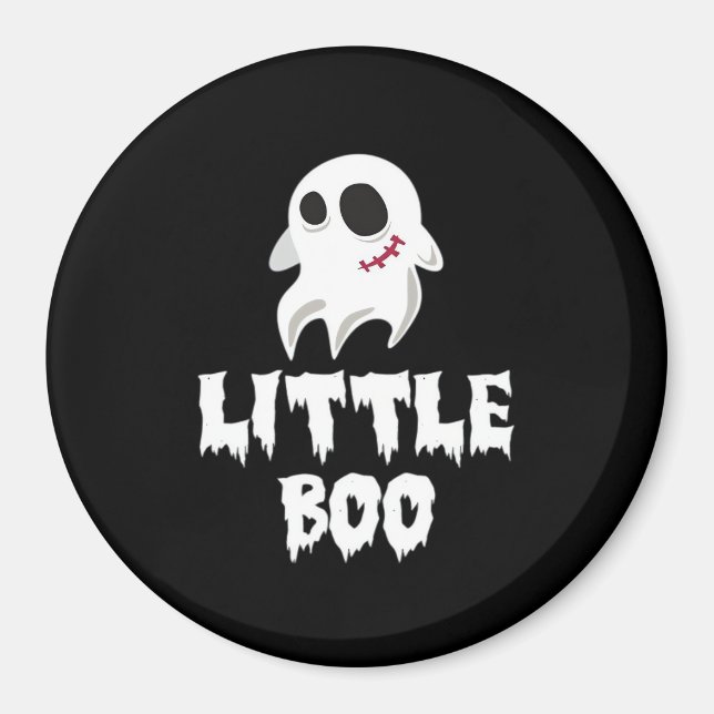 Imán Little Boo In Halloween Cool Graphic (Frente)