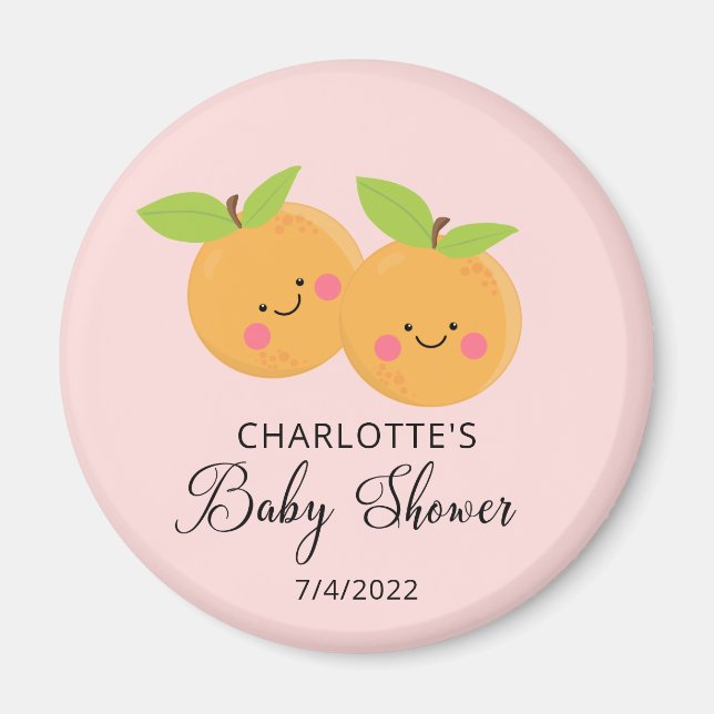 Imán Little Cuties Baby Shower Magnet (Frente)
