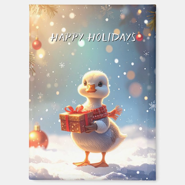 Imán Little Duck Holiday Magnet (Anverso)