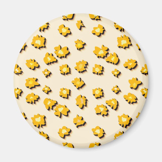 Imán Little Flowers. (Frente)