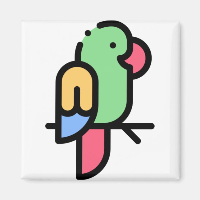 Imán Little Parrot (Frente)
