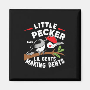 Imán Little Pecker Club Lil Gents Making Dents Retro Wo
