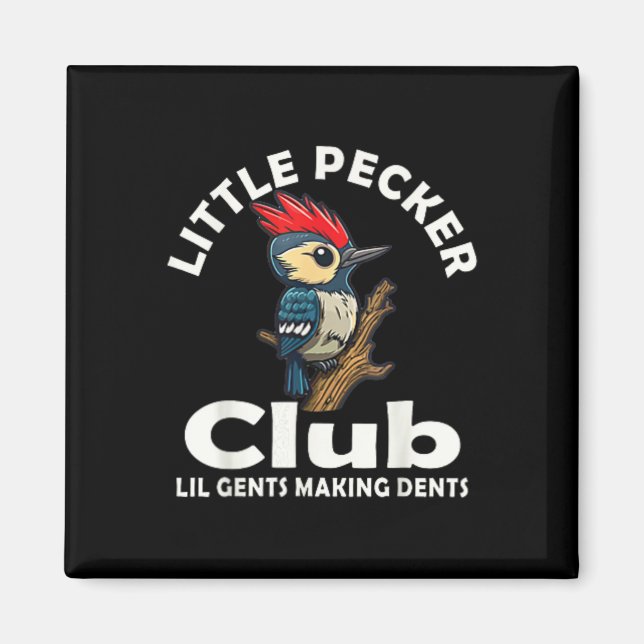 Imán Little Pecker Club Shirant Front And Back (Frente)