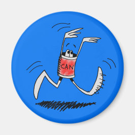 Imán Little Red Running Can Magnet