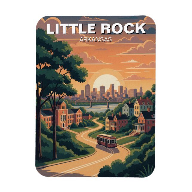 Imán Little Rock Arkansas (Vertical)