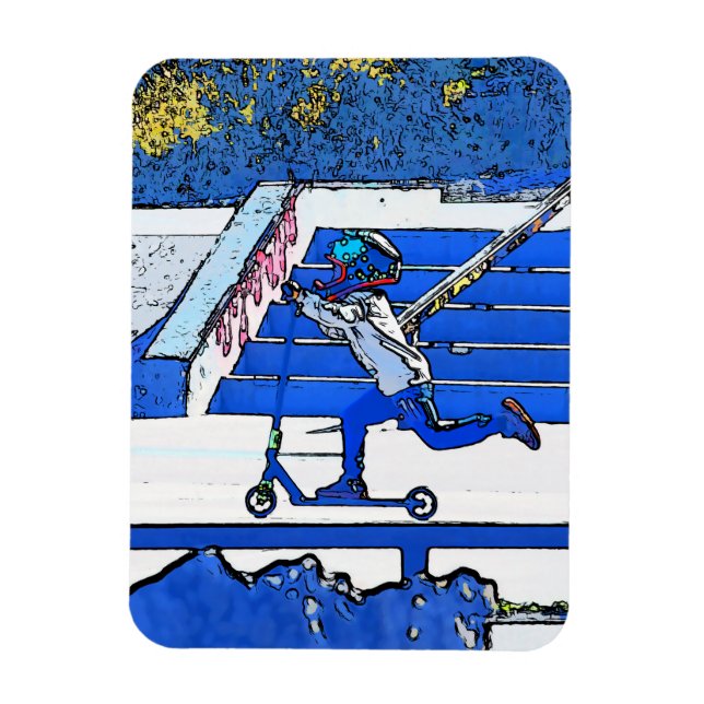 Imán Little Speedster - Stunt Scooter Rider (Vertical)
