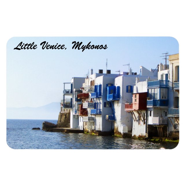 Imán Little Venice Mykonos 4"x6 Magnet (Horizontal)