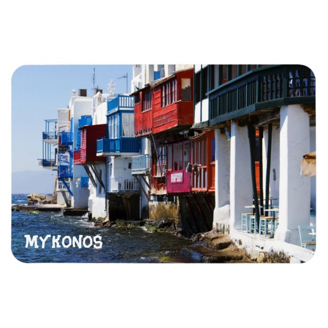 Imán Little Venice Mykonos 4"x6 Magnet (Horizontal)