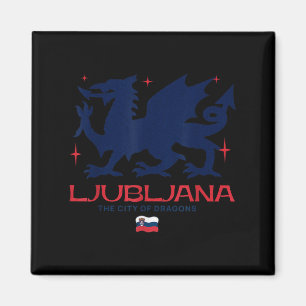 Imán Liubliana Eslovenia Ciudad De Dragones Patriótico