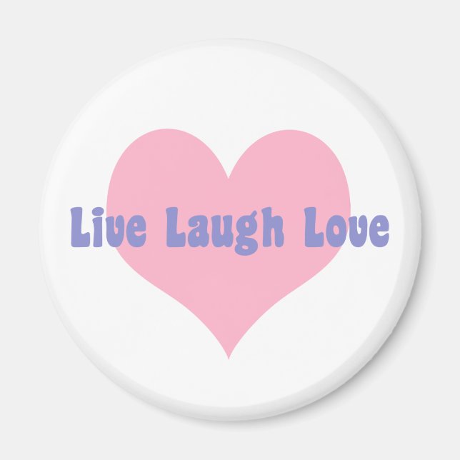 Imán Live Laugh Love (Frente)