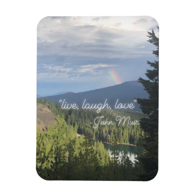 Imán Live Laugh Love (Vertical)