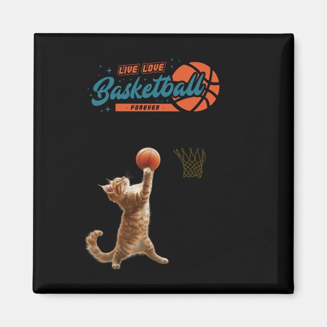 Imán Live Love Basketball for ever (Frente)
