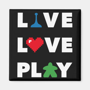 Imán Live, Love, Play Black Magnet