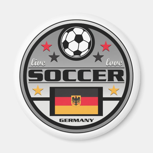 Imán Live Love Soccer Germany (Frente)