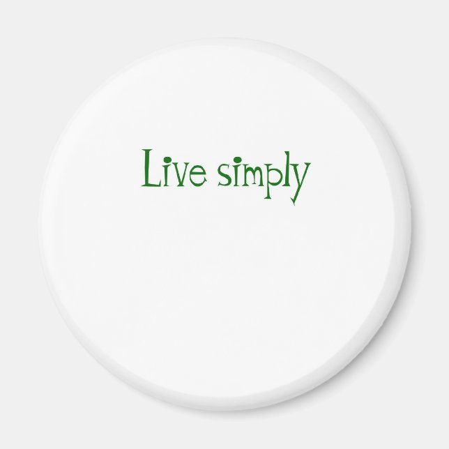 Imán Live Simply (Frente)